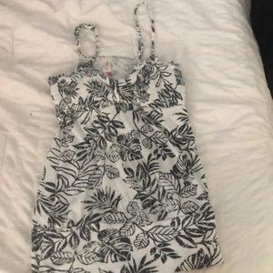 No Boundaries Floral Spaghetti Strap Tank Top.